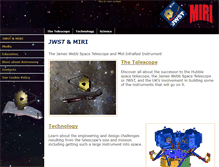Tablet Screenshot of jwst-miri.roe.ac.uk
